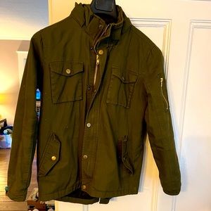 Army green fall jacket